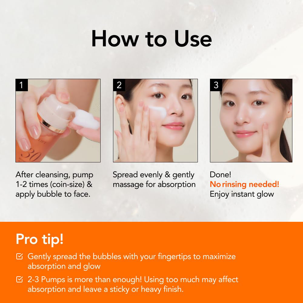 FoamLift™ 30-Second Collagen & Peptide Bubble Mask [100ml]