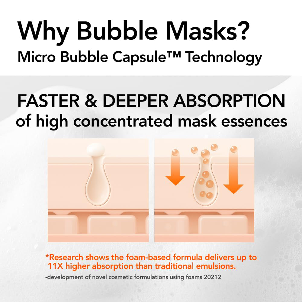 FoamLift™ 30-Second Collagen & Peptide Bubble Mask [100ml]