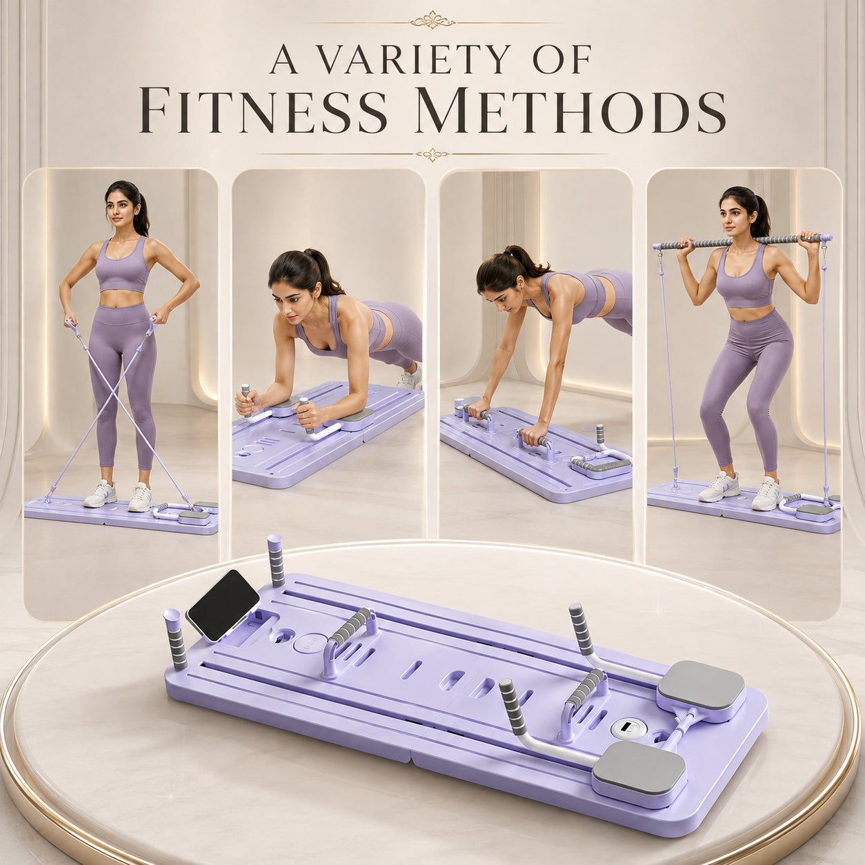 CoreSculpt™ Foldable Pilates Platform With Timer