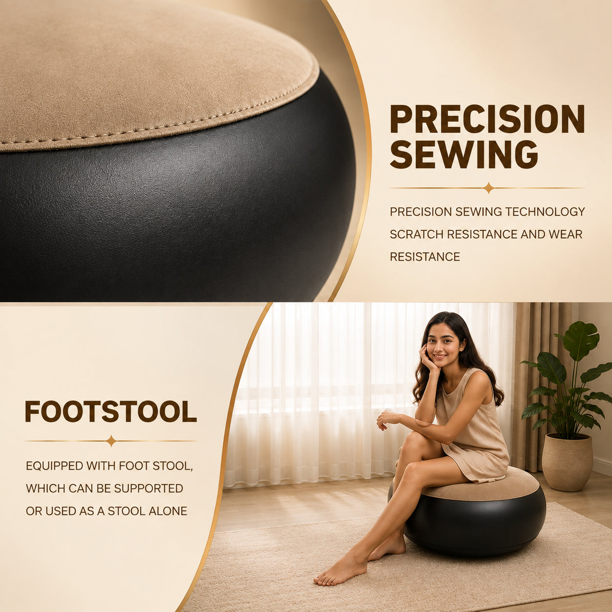 CloudRest™ Inflatable Lounger Sofa with Foot Rest