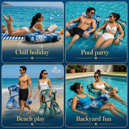 AquaFloat™ 4-in-1 Inflatable Pool Chair