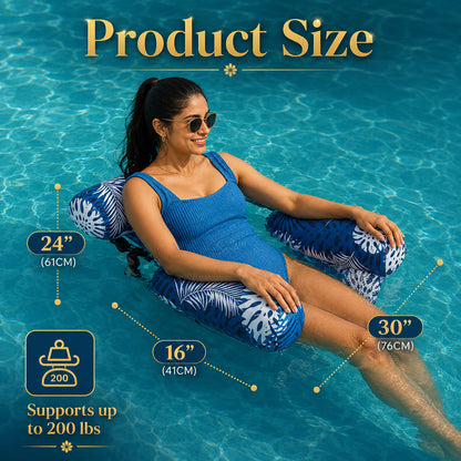 AquaFloat™ 4-in-1 Inflatable Pool Chair
