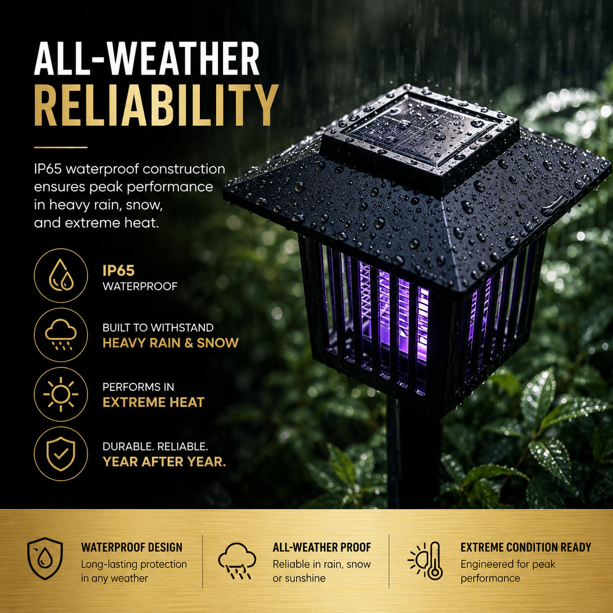 SolarShield™ Solar Mosquito Killer Lamp