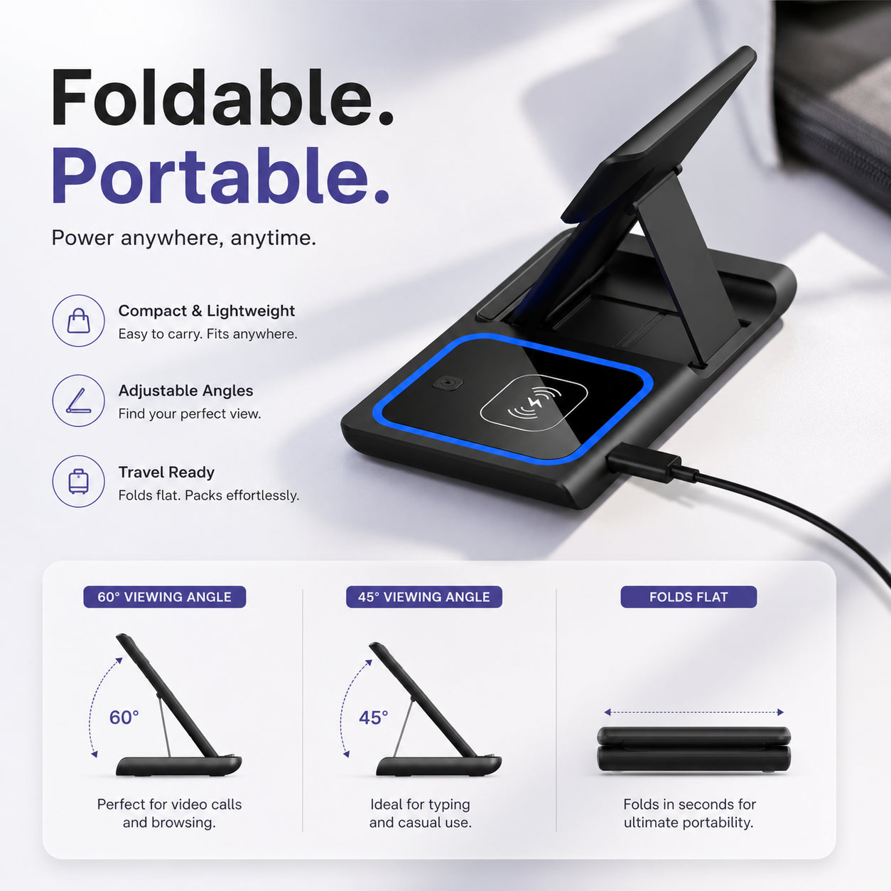 PowerNest™ 3-in-1 Wireless Charger