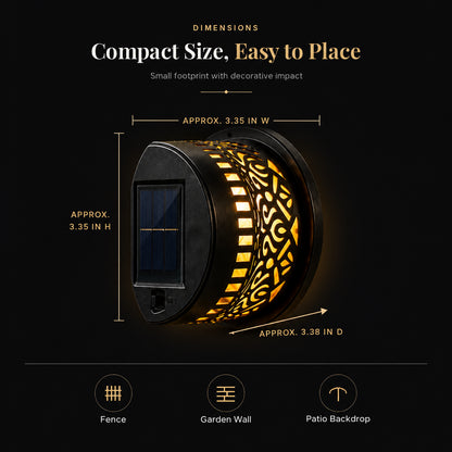 MandalaGlow™ Solar Projector Light