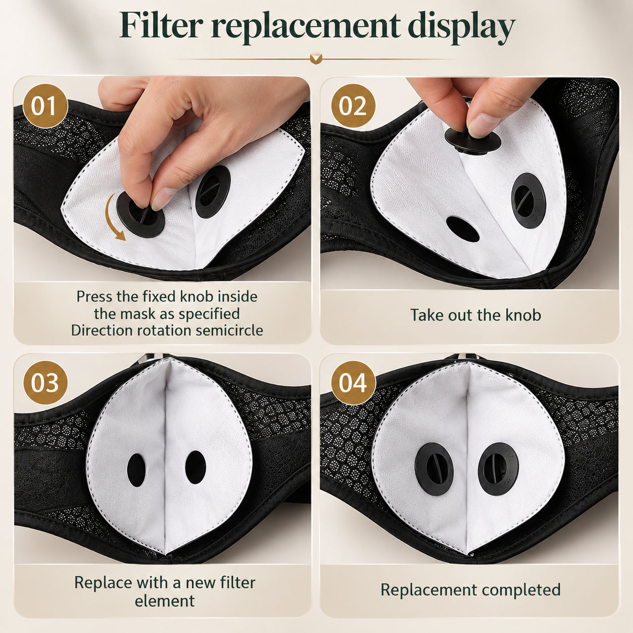 AirGuard™ Dust Mask with Anti-Fog Eye Shield