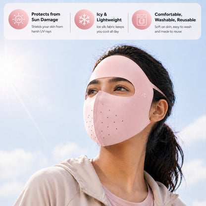 SunShield™ Ice Silk Face Mask