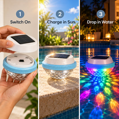 AquaGlow™ Solar Floating Light