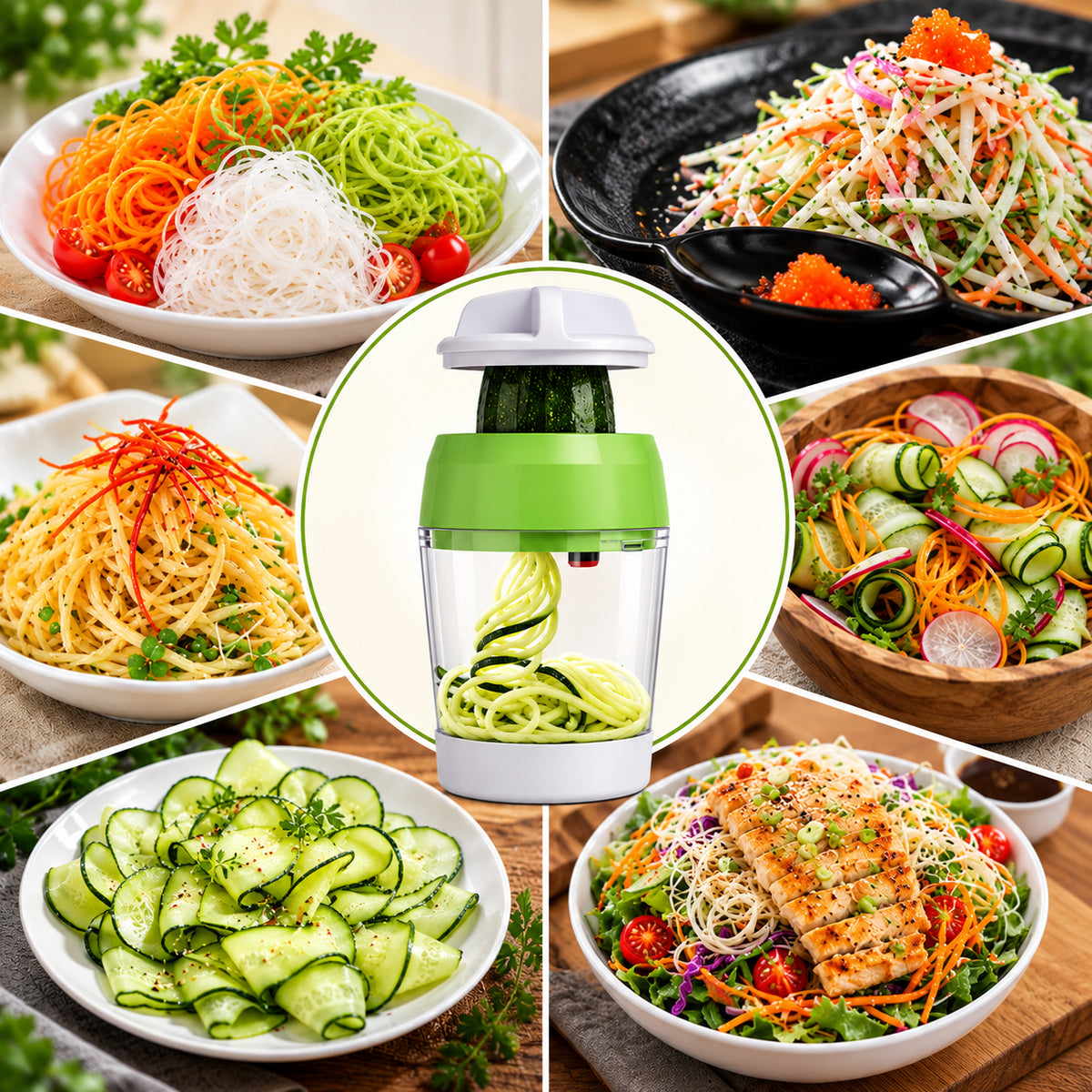 SpiralChef™ 4-in-1 Veggie Noodle Maker