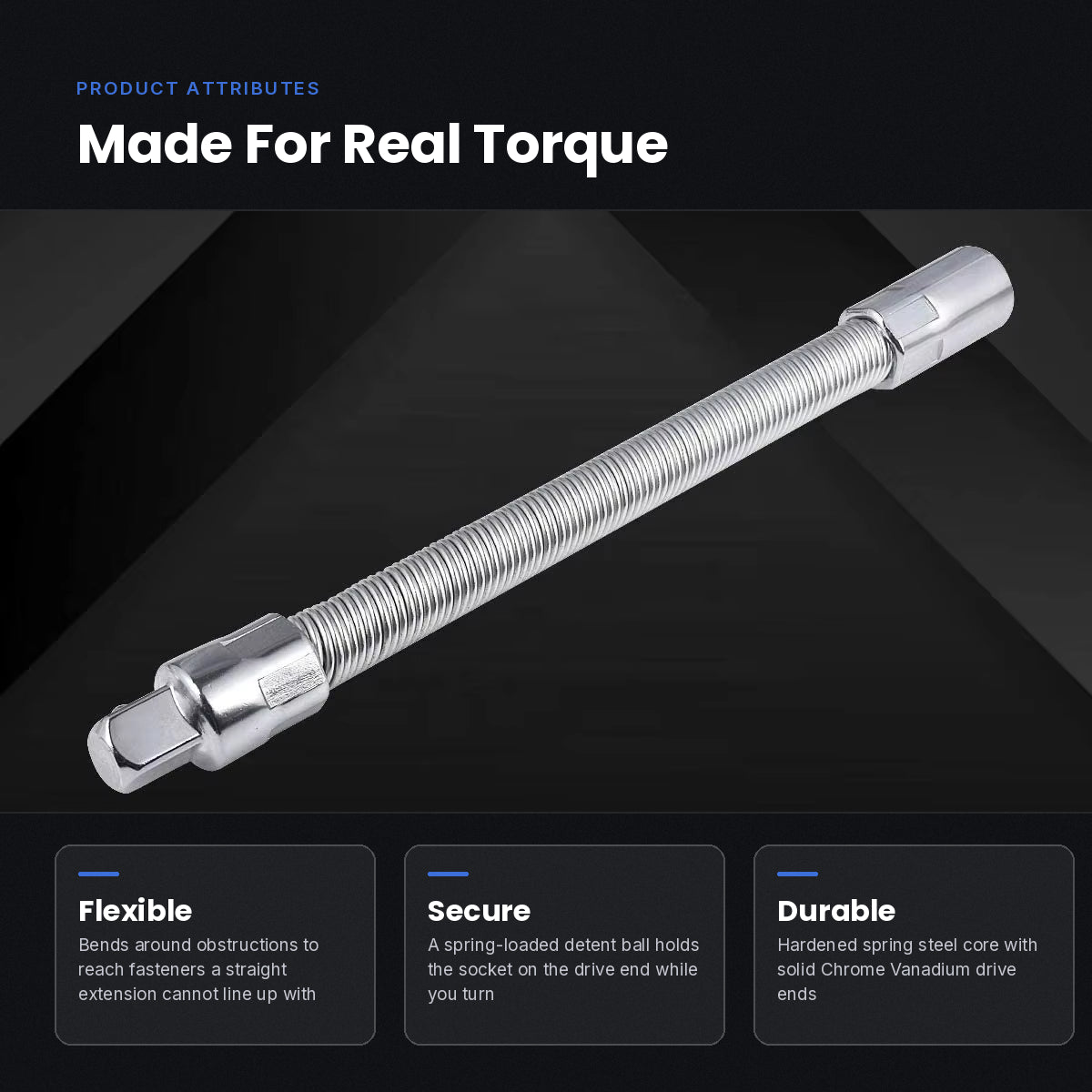 BendPro™ Flexible Socket Extension Bar