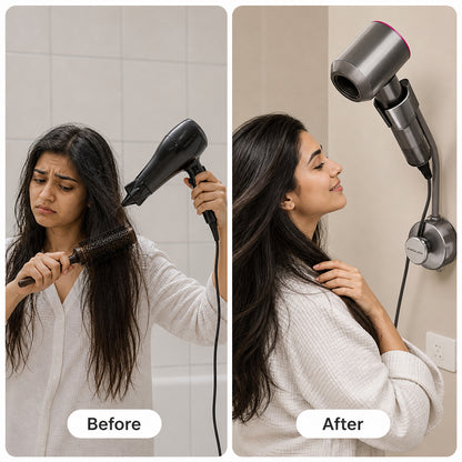 AirGlam™ Hands-Free Hair Dryer Holder