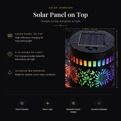 MandalaGlow™ Solar Projector Light