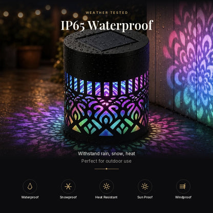 MandalaGlow™ Solar Projector Light